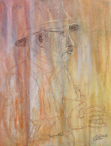 092 Portrait de Bonnard (50x65).jpg - Bonnard (50x65 cm)